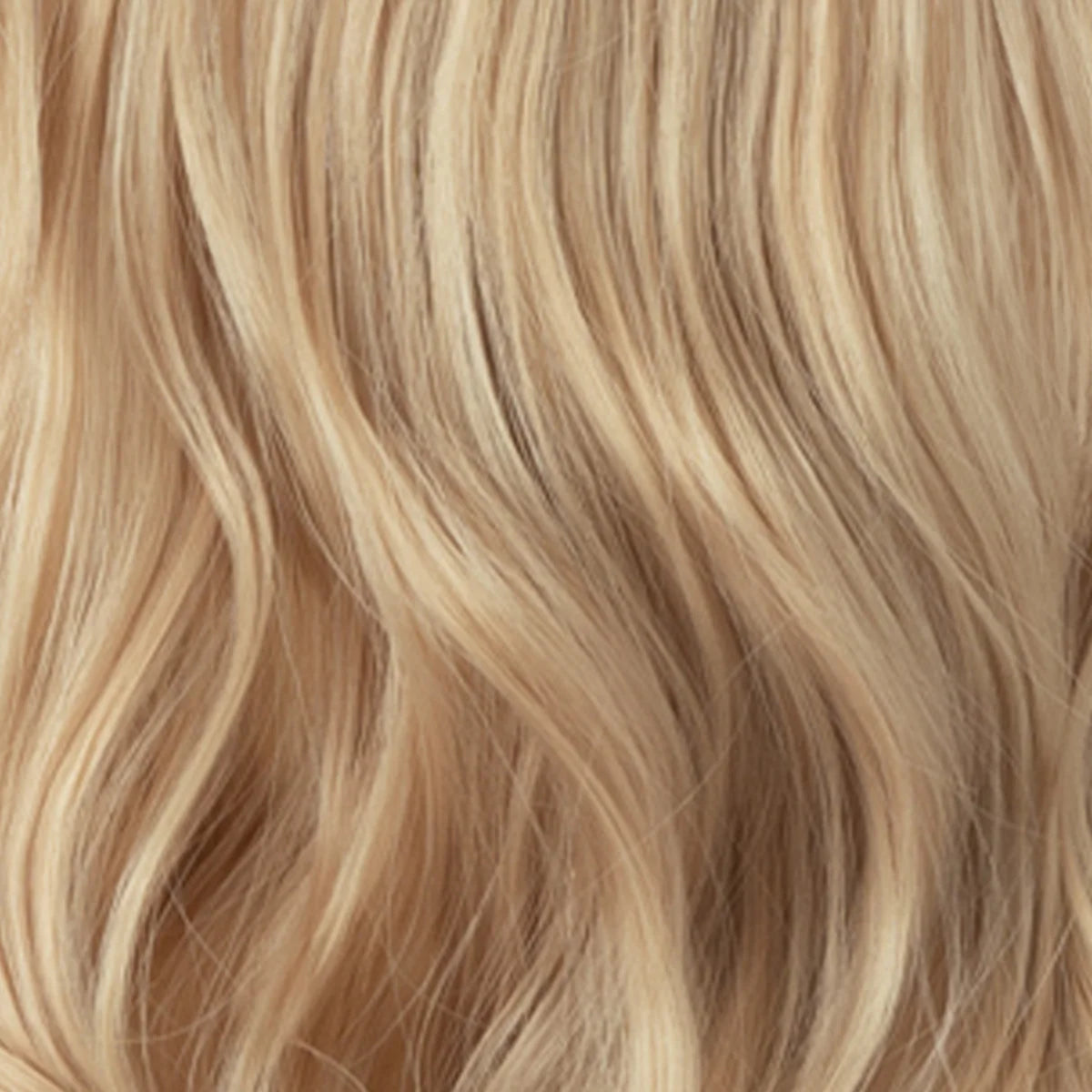 Blonde—High Quality Halo Hair Extensions(Comprising Wavy + Straight)