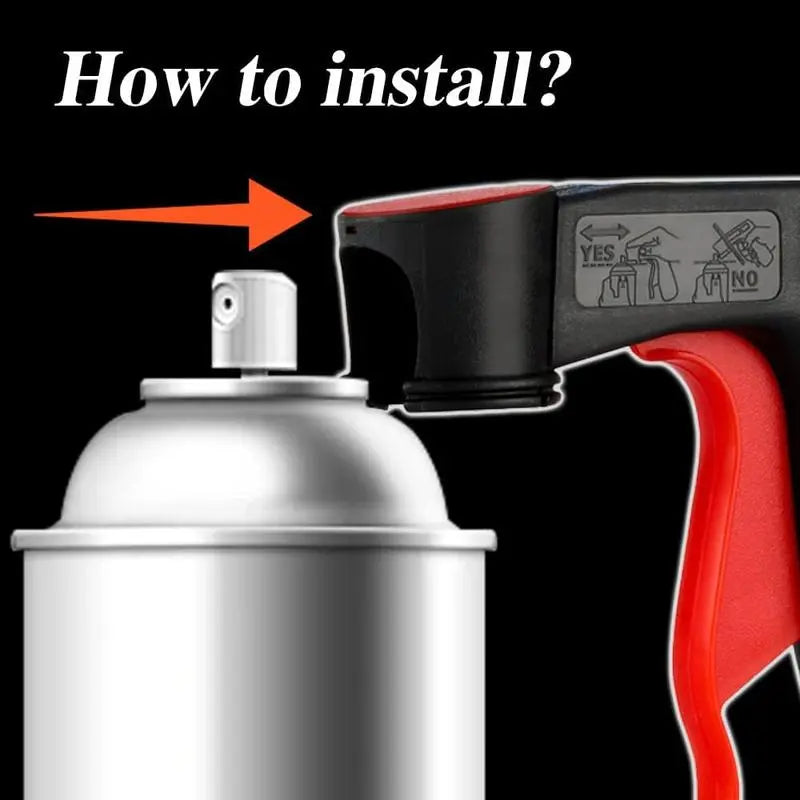 Spray Can Trigger Handle with Full Hand Grip, Convert Spray Cans to Paint Sprayer