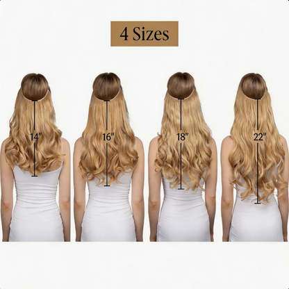Qelavo® Halo Hair Extensions: Instant Volume & Length Without the Hassle
