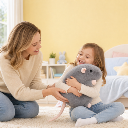 Qelavo®The Chubby Rat Plush Made for Hugs