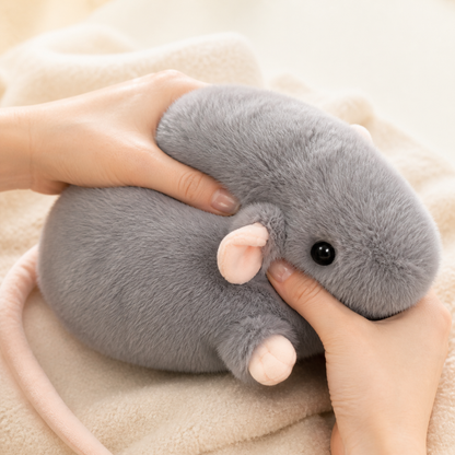 Qelavo®The Chubby Rat Plush Made for Hugs