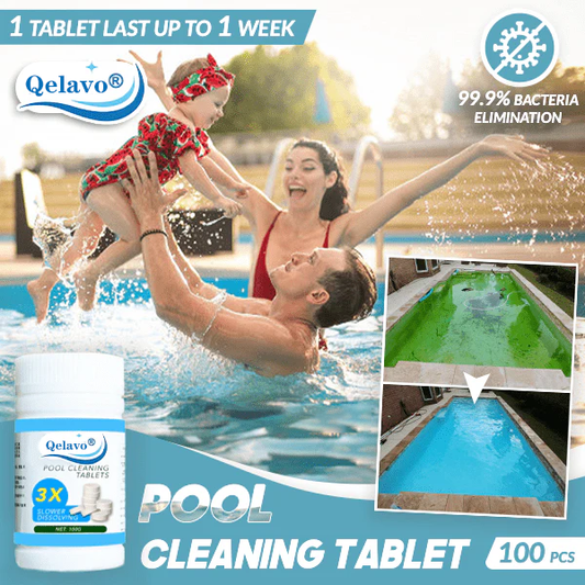 Qelavo® Pool Cleaning Tablet (100 PCS)