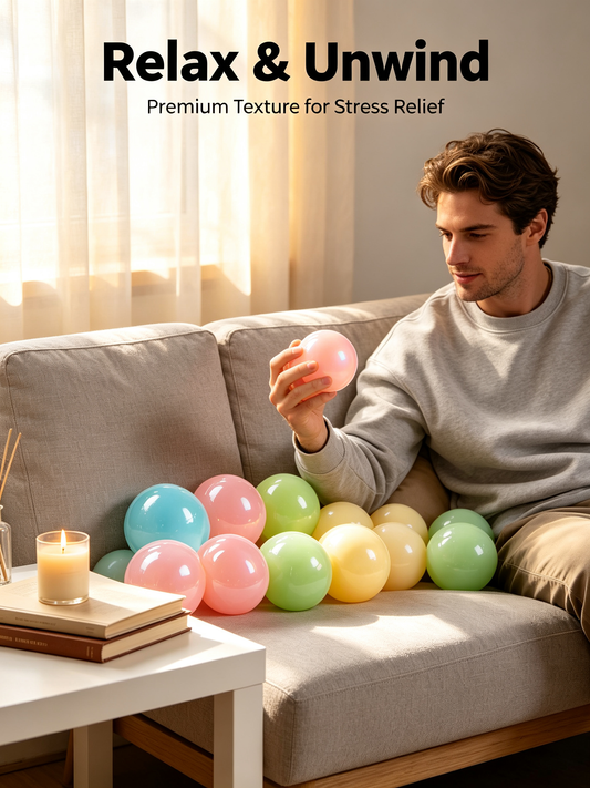 Qelavo®Coconut oil handmade stress-relieving balls