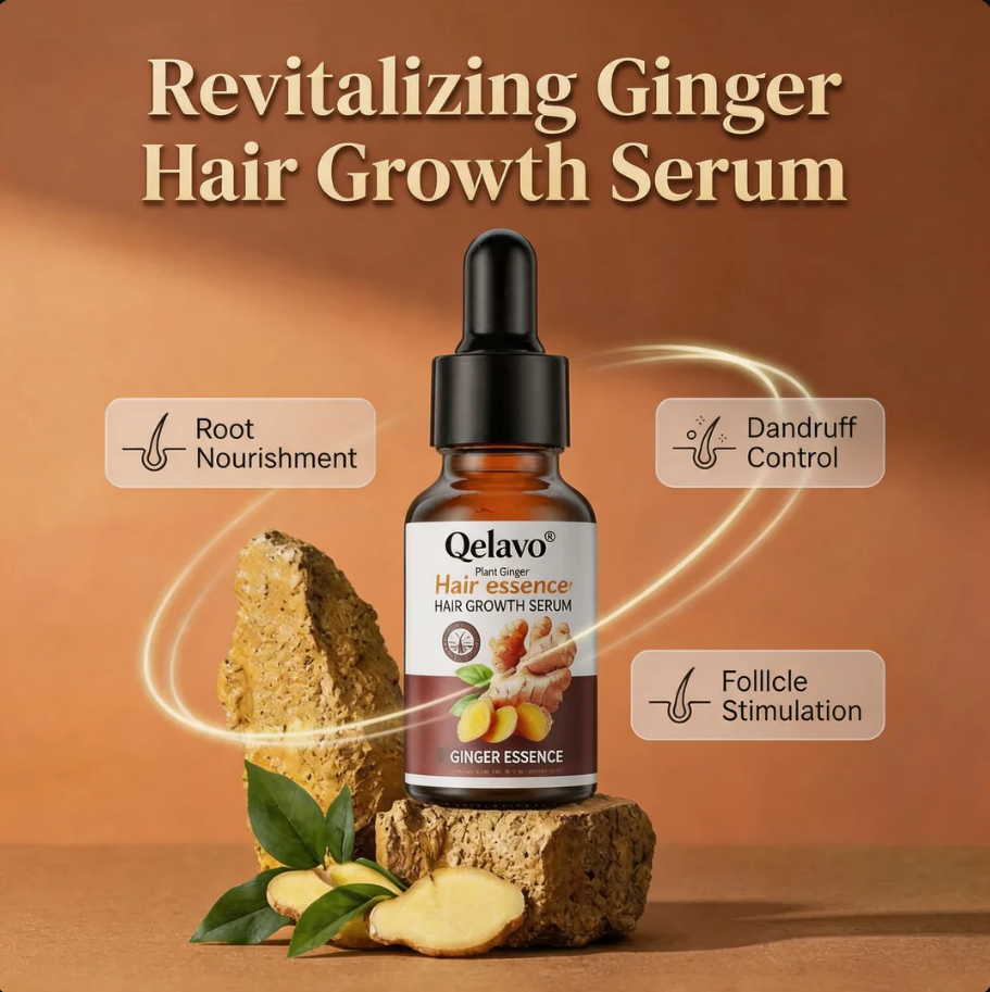 Qelavo®Ginger Anti-Hair Loss Treatment for Hair Growth