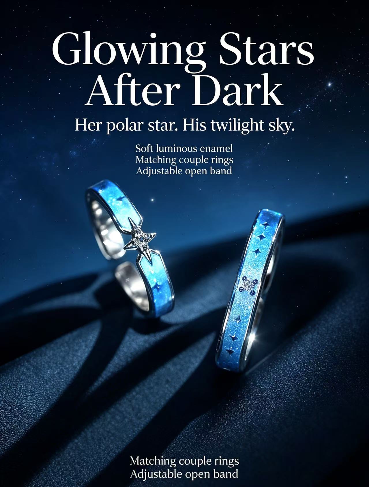 Night Wreathed in Stars-The Polar Star anchors the dusk stars.