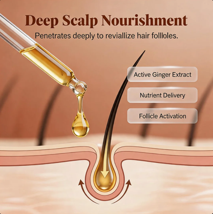 Qelavo®Ginger Anti-Hair Loss Treatment for Hair Growth