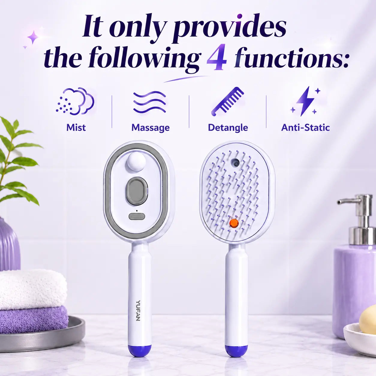 ✨ Get Fuller, Smoother Hair with Every Brush
