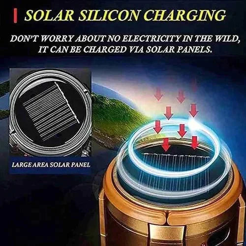 🔥🎁Hot Sale 50% OFF💡Portable LED Camping Lantern With Fan