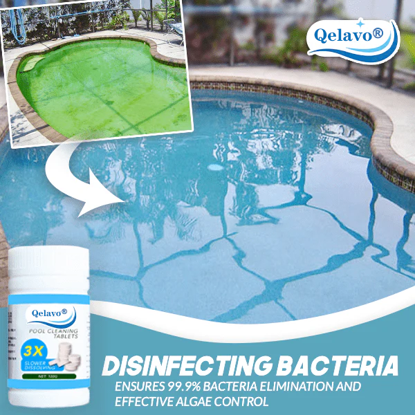 Qelavo® Pool Cleaning Tablet (100 PCS)