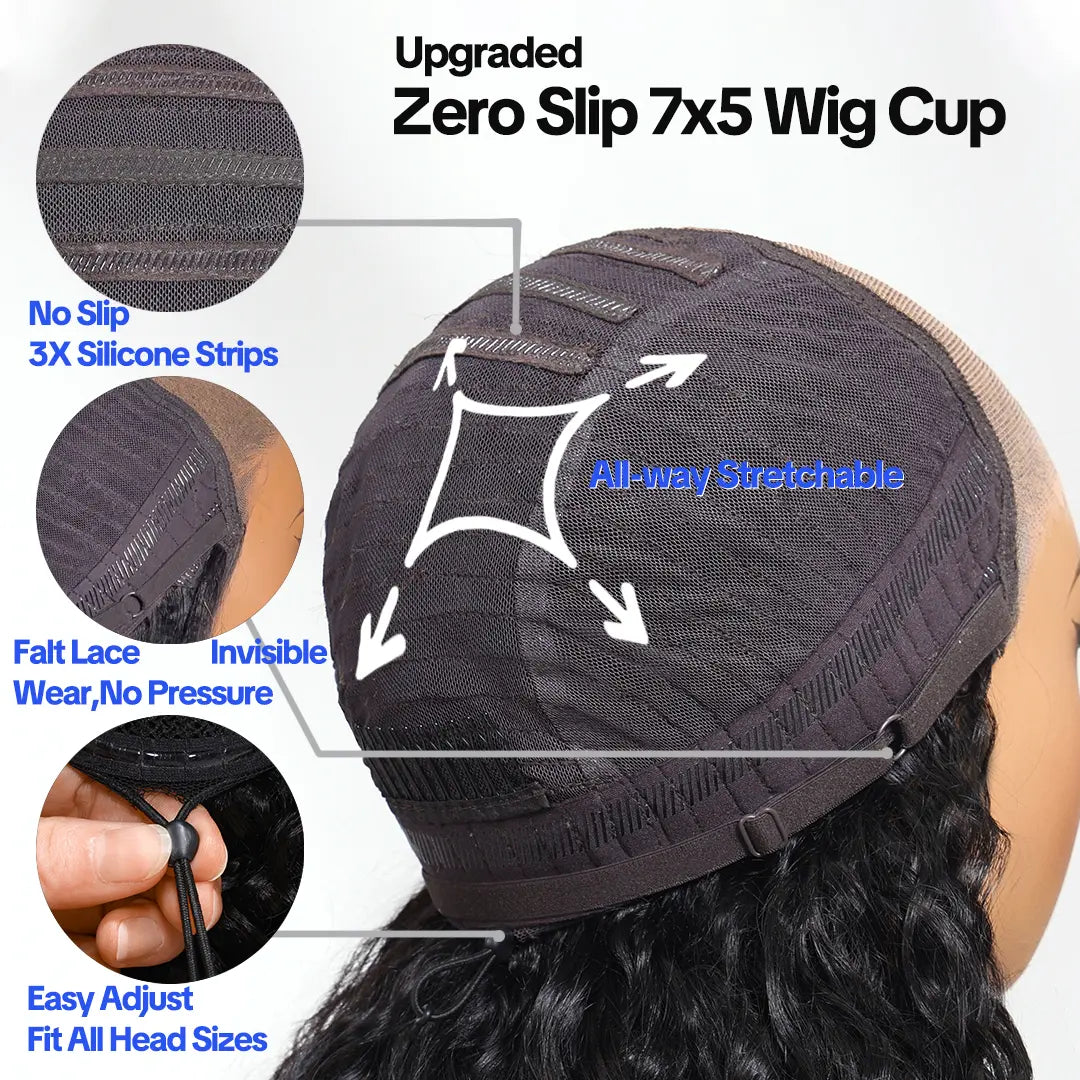 Spiral Curls Water Curly Chestnut Brown Ombre Burmese 7x5 Lace Wig Twist Out at the End Virgin Human Pre-everything Tangle-Free 16-24 Inches Soft Bouncy Hair Summervibes