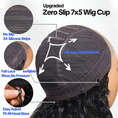 Spiral Curls Water Curly Chestnut Brown Ombre Burmese 7x5 Lace Wig Twist Out at the End Virgin Human Pre-everything Tangle-Free 16-24 Inches Soft Bouncy Hair Summervibes