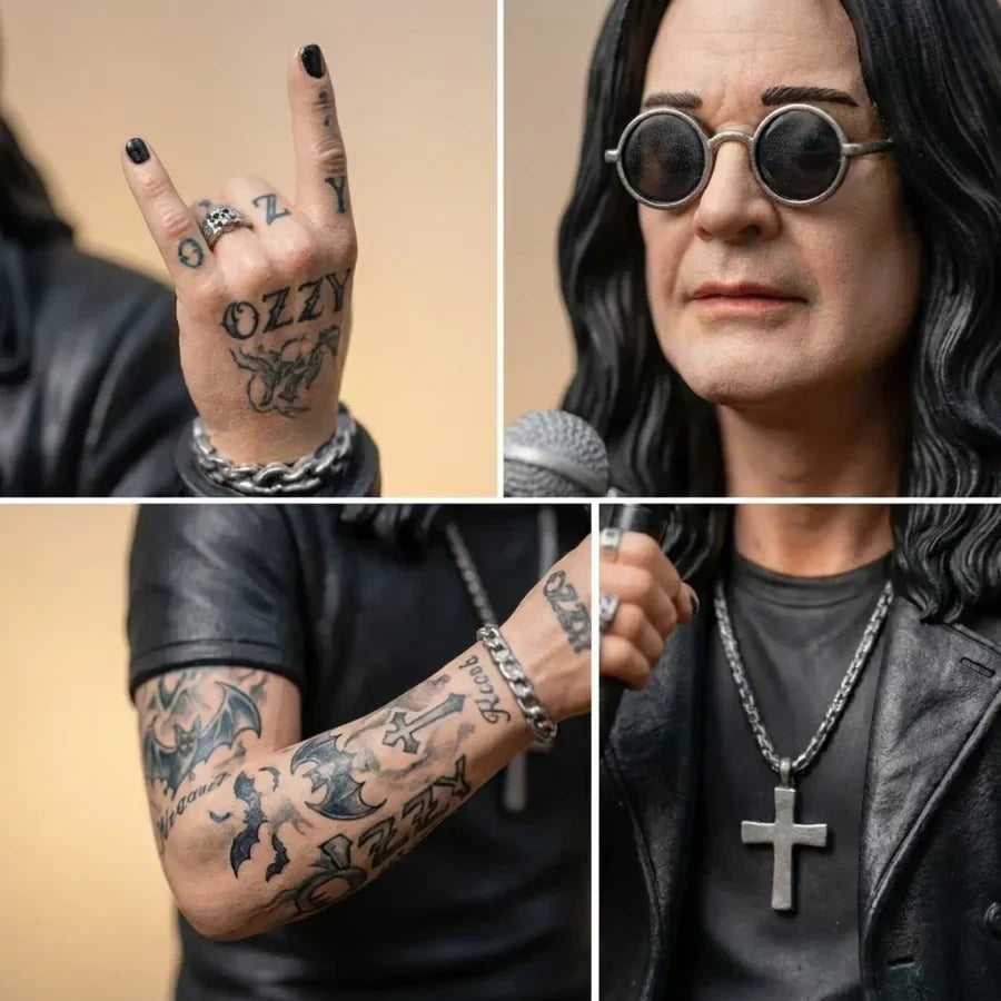 🔥Most Popular in 2026🔥15cm Hand-Painted Rock Legend Dashboard Figurine