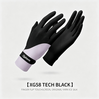 (Stretch-pleated style) Tech Black