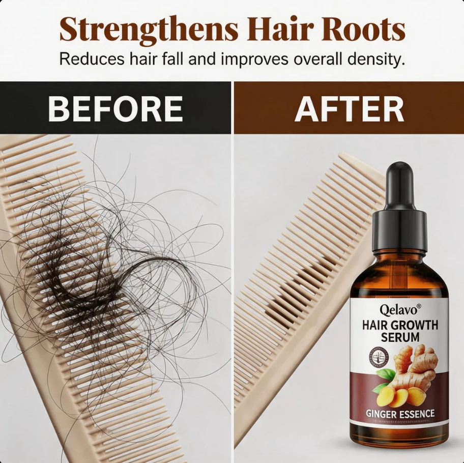 Qelavo®Ginger Anti-Hair Loss Treatment for Hair Growth