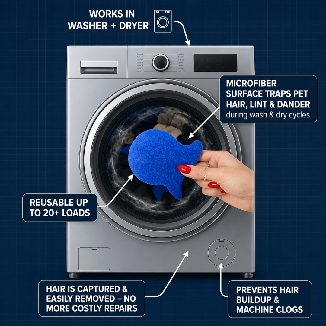 ⏳LAST DAY BUY 2 GET 1 FREE!💦Pet Hair Catcher for Washing Machines