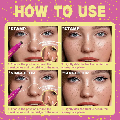 Sunkissed Perfection: Natural-Look Dual-Ended Freckle Pen