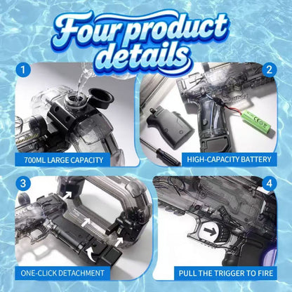 Electric Automatic Water Blaster with Lights & Sound Effects