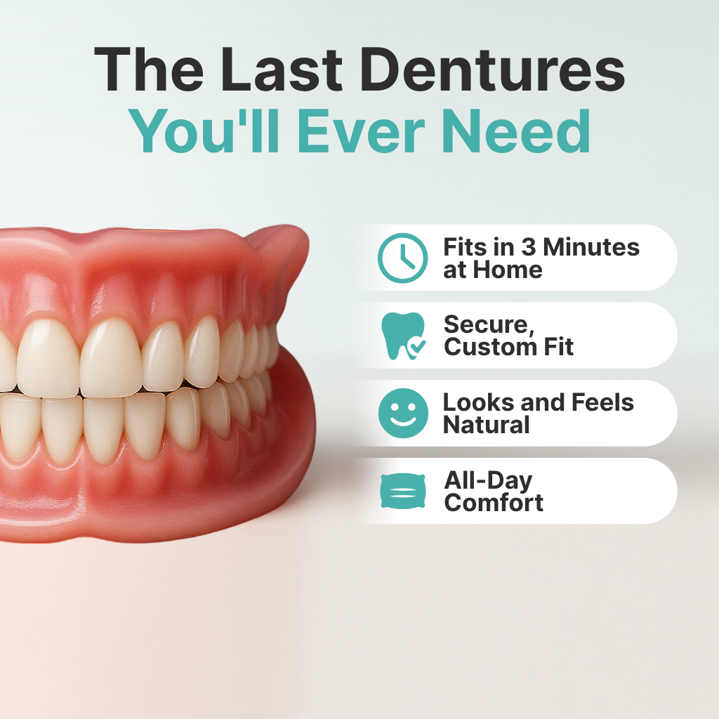 🌎Ends Today: 70% OFF! ⏰Qelavo™ Medical Full Denture with Strong Suctiond🦷Manufactured in FDA-registered facilities