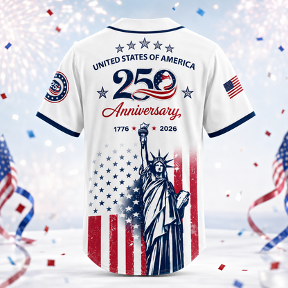 USA 250th Anniversary Baseball Jersey