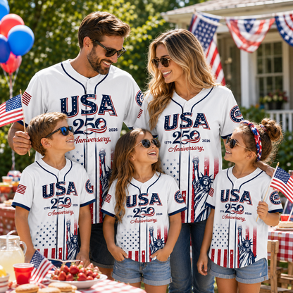 USA 250th Anniversary Baseball Jersey