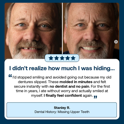 🌎Ends Today: 70% OFF! ⏰Qelavo™ Medical Full Denture with Strong Suctiond🦷Manufactured in FDA-registered facilities
