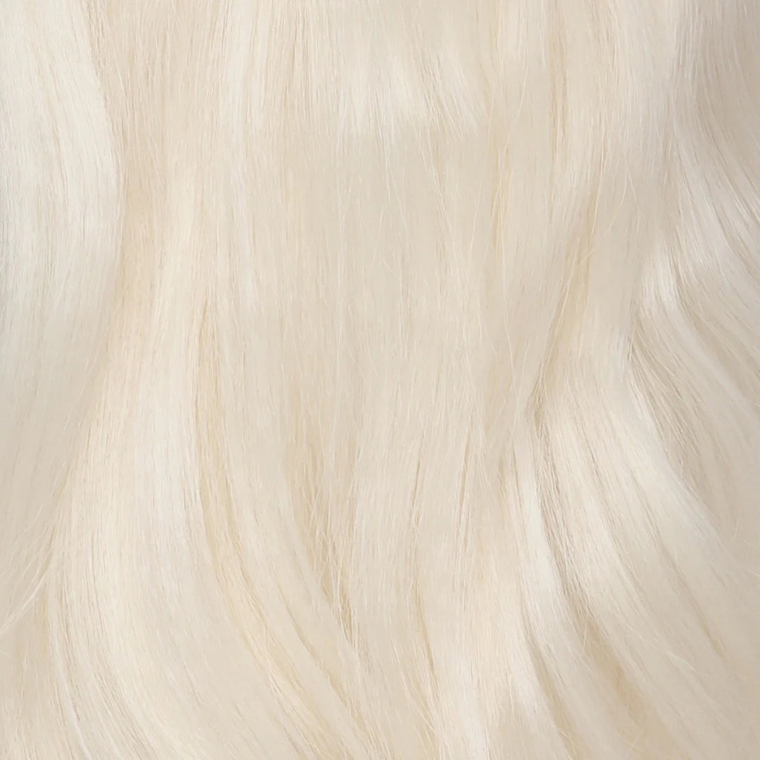 Blonde—High Quality Halo Hair Extensions(Comprising Wavy + Straight)