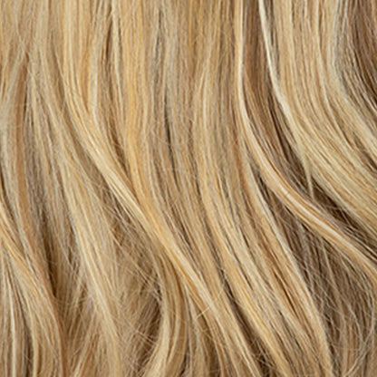 Blonde—High Quality Halo Hair Extensions(Comprising Wavy + Straight)