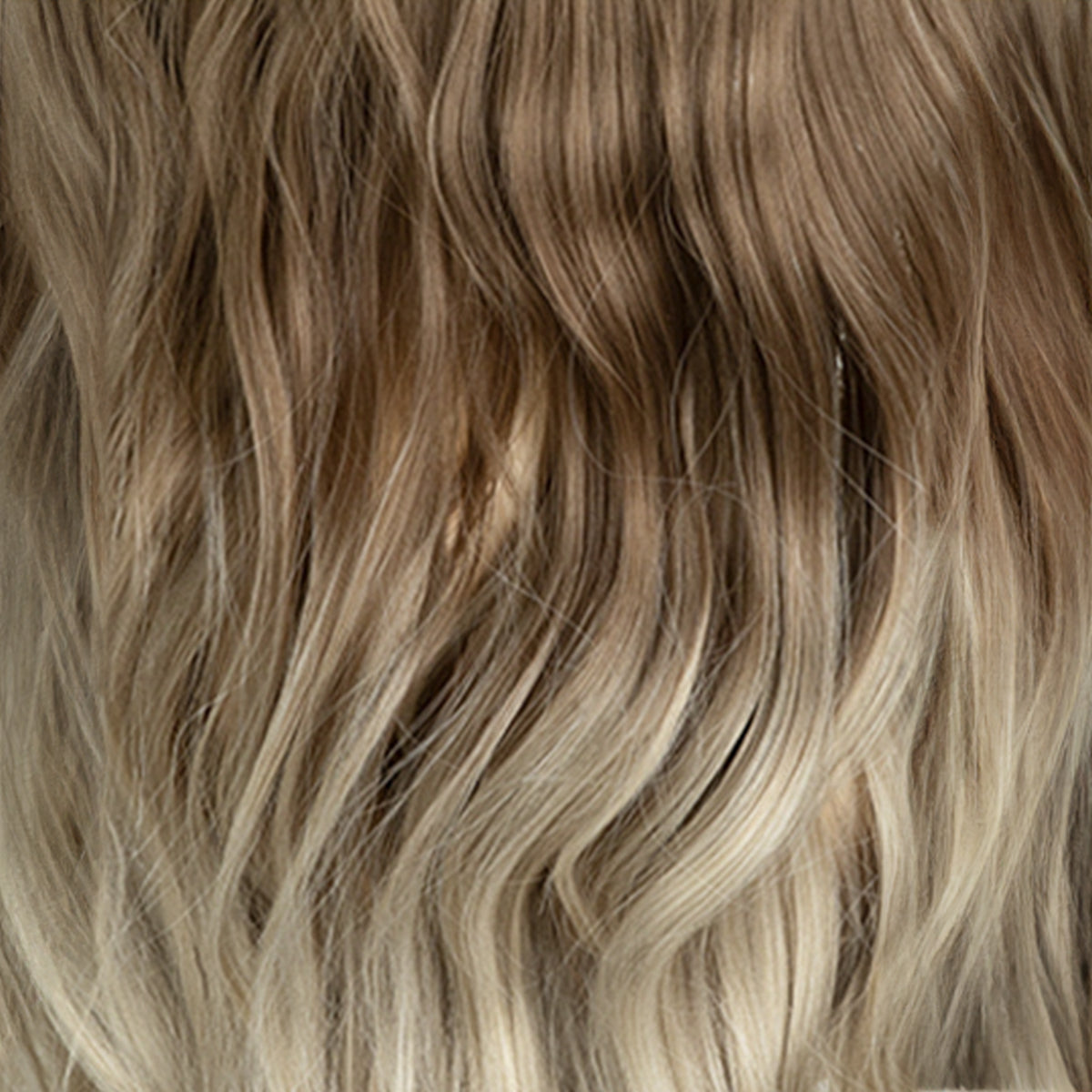 Blonde—High Quality Halo Hair Extensions(Comprising Wavy + Straight)