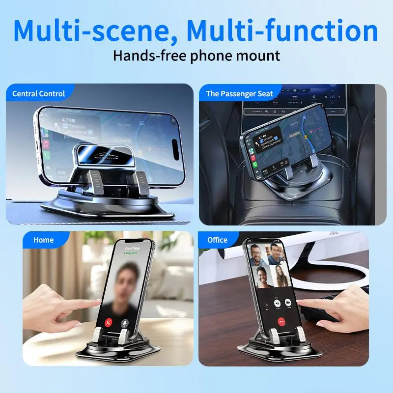 🔥Car phone holder 360 degree rotation, suitable for car navigation in-car dashboard