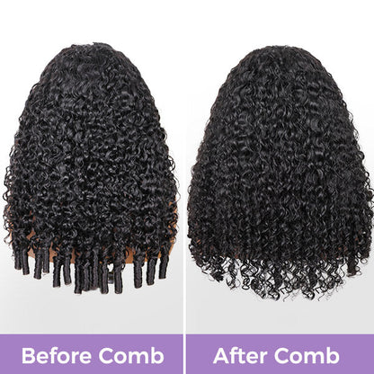 3 In 1 Half Wig | Burmese Curly Glueless Wear Go Half Wig