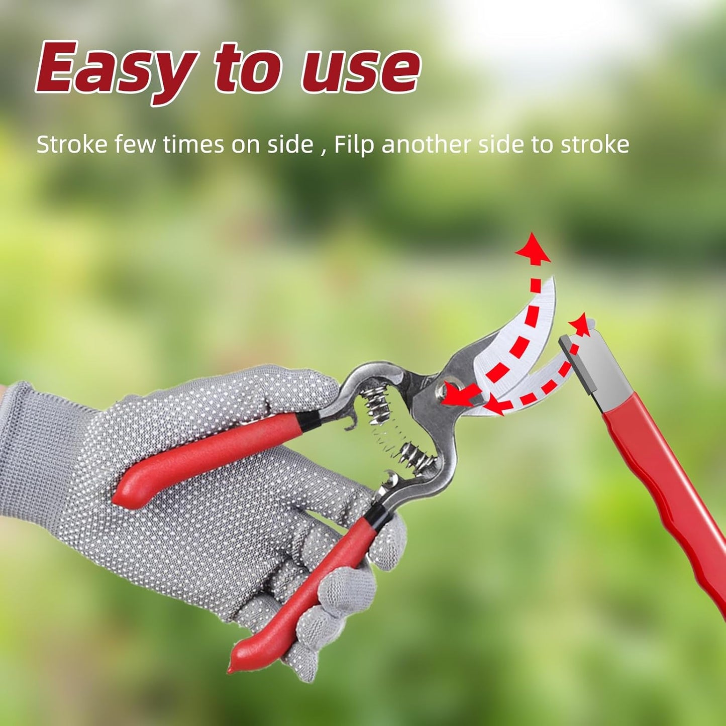 Professional Kitchen Knife Sharpener,Precision Edge Knife Sharpening Tool,Knife Sharpening Stone For Blade,Lncluding Garden Shears