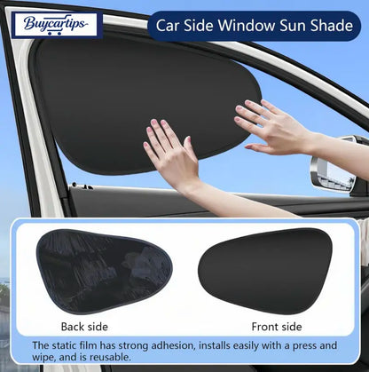 Car Side Window Sunshade, Shading and UV Blocking, Protects car Interior and Privacy for All Models