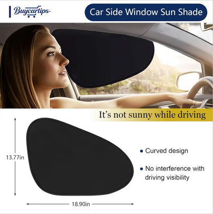 Car Side Window Sunshade, Shading and UV Blocking, Protects car Interior and Privacy for All Models