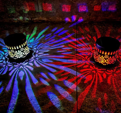 65K+ SOLD!✨Solar Mandala Wall Light | Outdoor Garden Fence Projector Lamp 🪐🌌