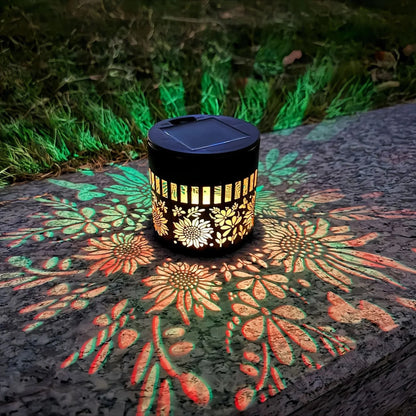 65K+ SOLD!✨Solar Mandala Wall Light | Outdoor Garden Fence Projector Lamp 🪐🌌