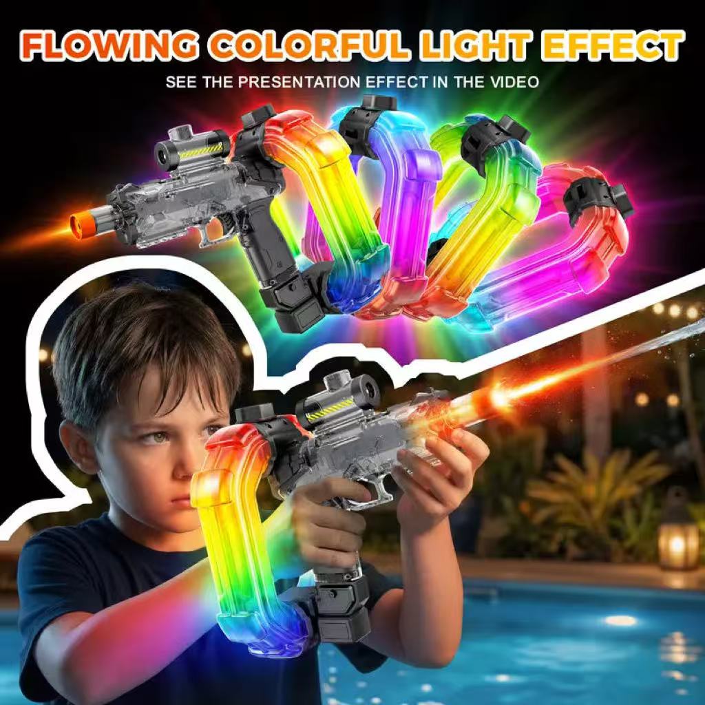 Electric Automatic Water Blaster with Lights & Sound Effects