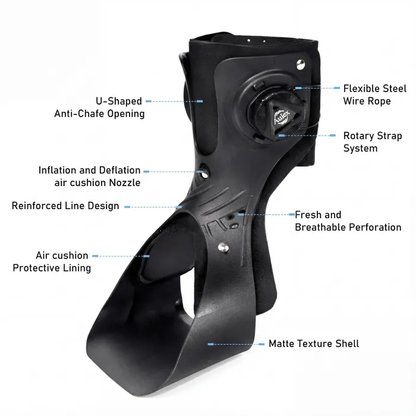 Qelavo®Knob Airbag Foot Support