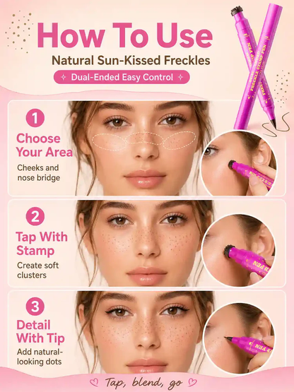 Sunkissed Perfection: Natural-Look Dual-Ended Freckle Pen