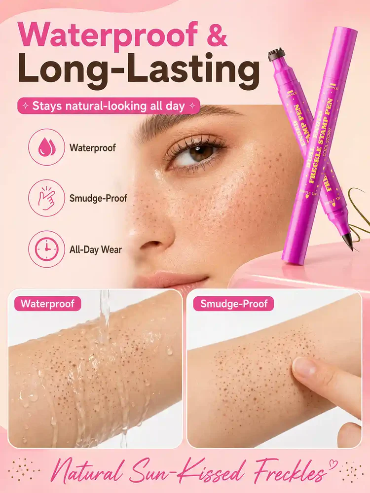 Sunkissed Perfection: Natural-Look Dual-Ended Freckle Pen