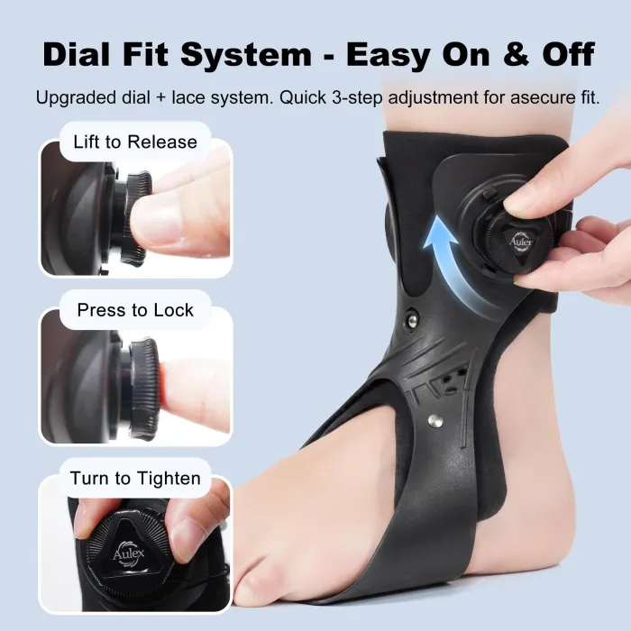 Qelavo®Knob Airbag Foot Support