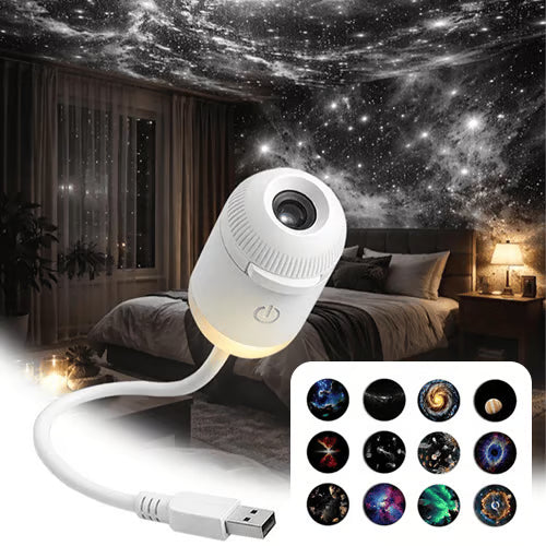 6-in-1 USB Professional Galaxy & Planetarium Projector