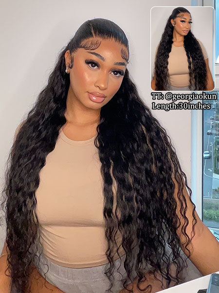 Recommend 16"-34" Loose Deep Wave 7x6/13x6 Full Lace Frontal Wig