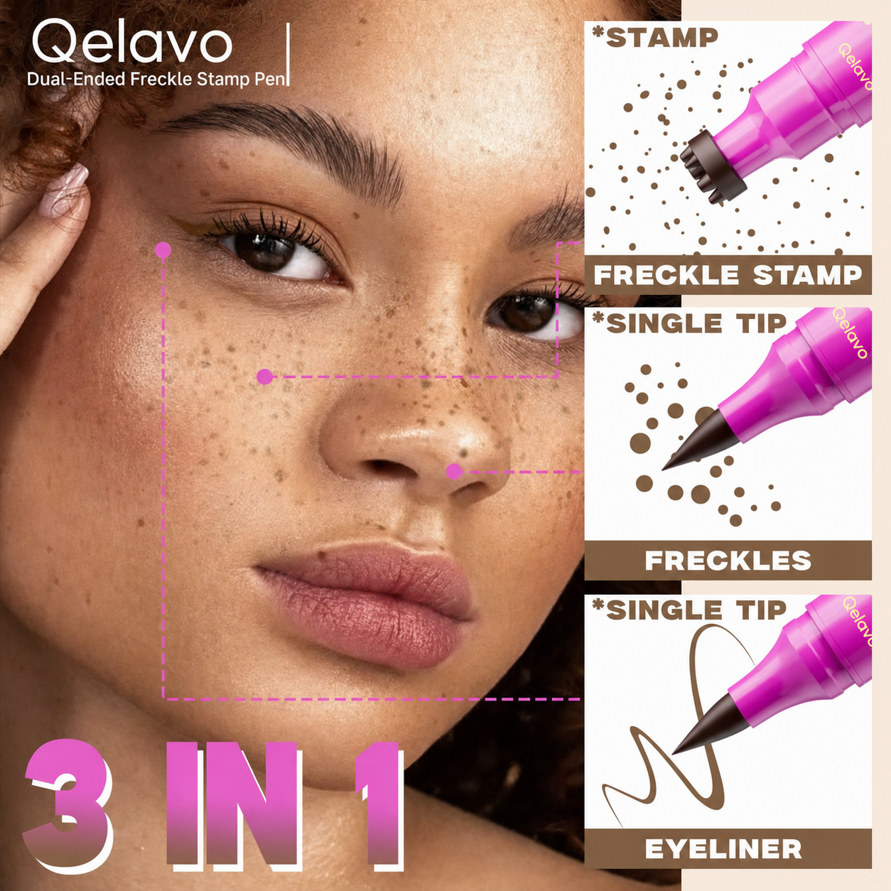 Sunkissed Perfection: Natural-Look Dual-Ended Freckle Pen