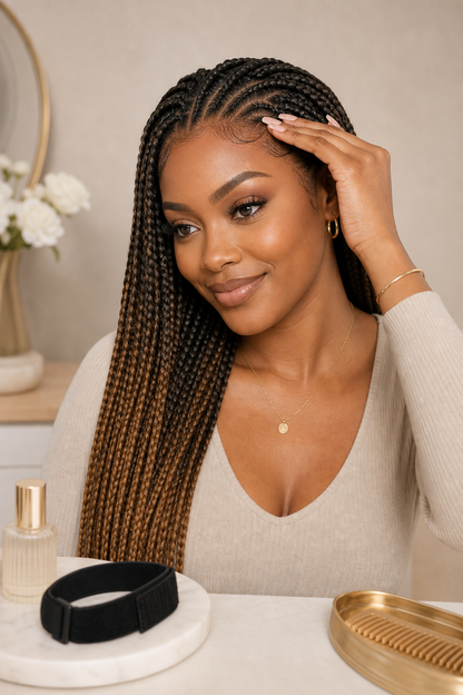 Qelavo® Velvet Lace Wig Grip Band - Glueless Non-Slip Wig Secure Hold