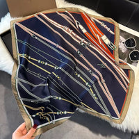 Navy Chain Stripe
