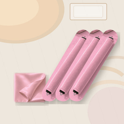 Qelavo® Velvet Heatless Curling Rod Set
