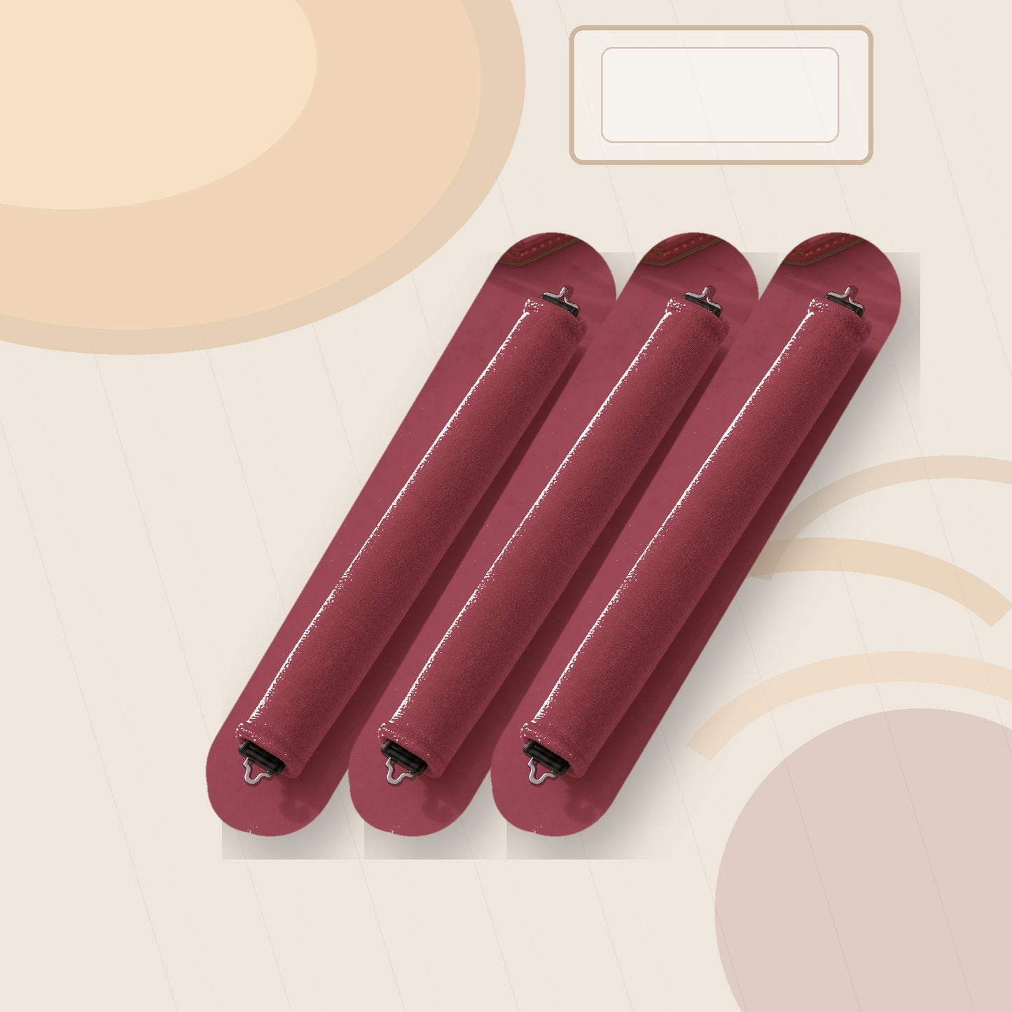 Qelavo® Velvet Heatless Curling Rod Set